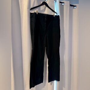 Women’s black trouser pants. Size 18